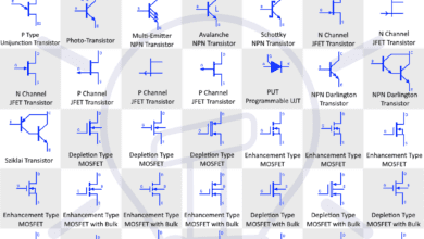 Transistors, MOSFETS & IGFET Symbols