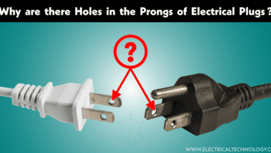 Holes in the Prongs of Electrical Plugs