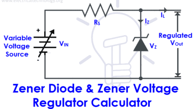 Zener Diode & Zener Voltage Regulator Calculator